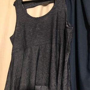 Used beautiful peplum Hi-Low top